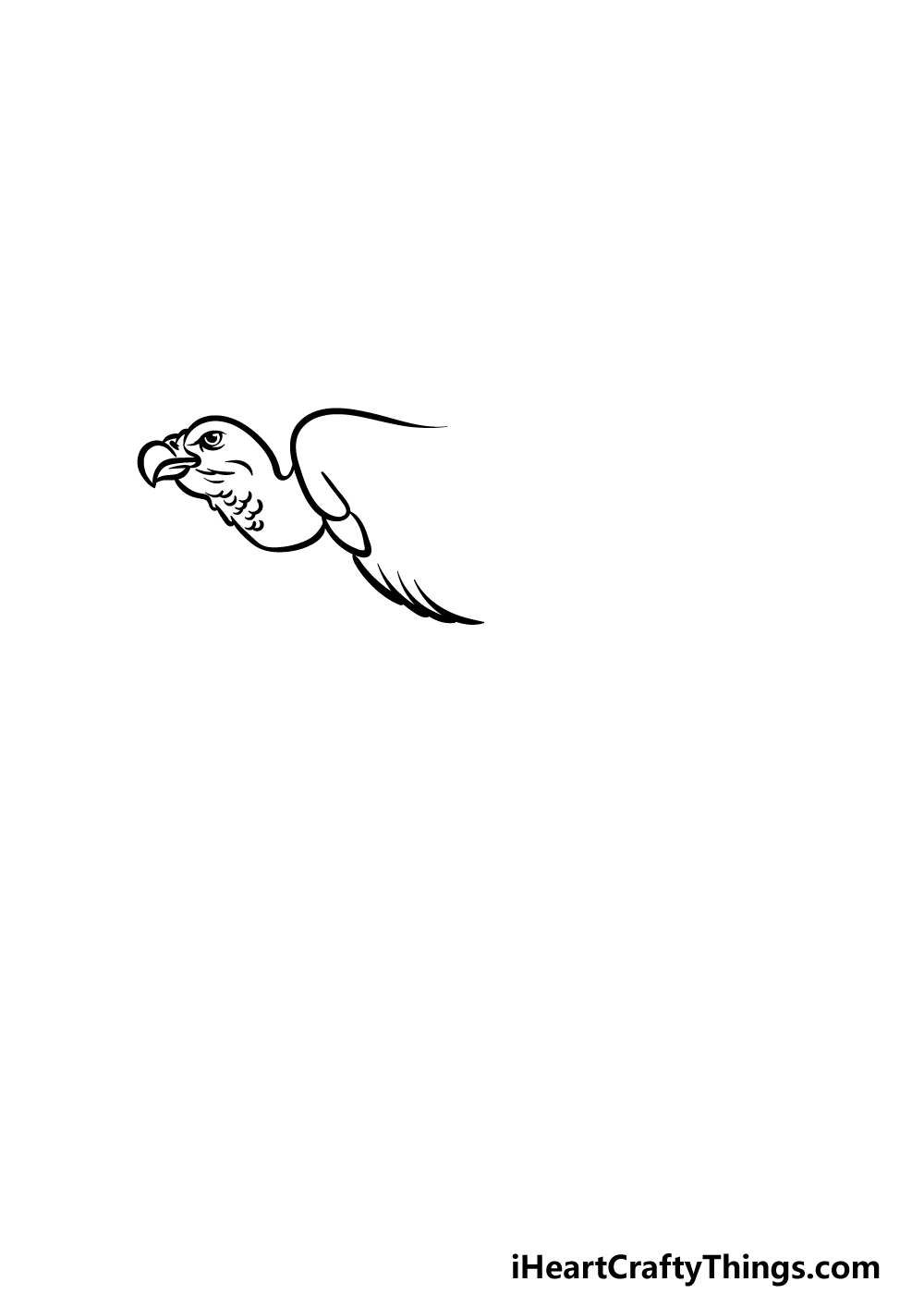 how to draw a Vulture step 1