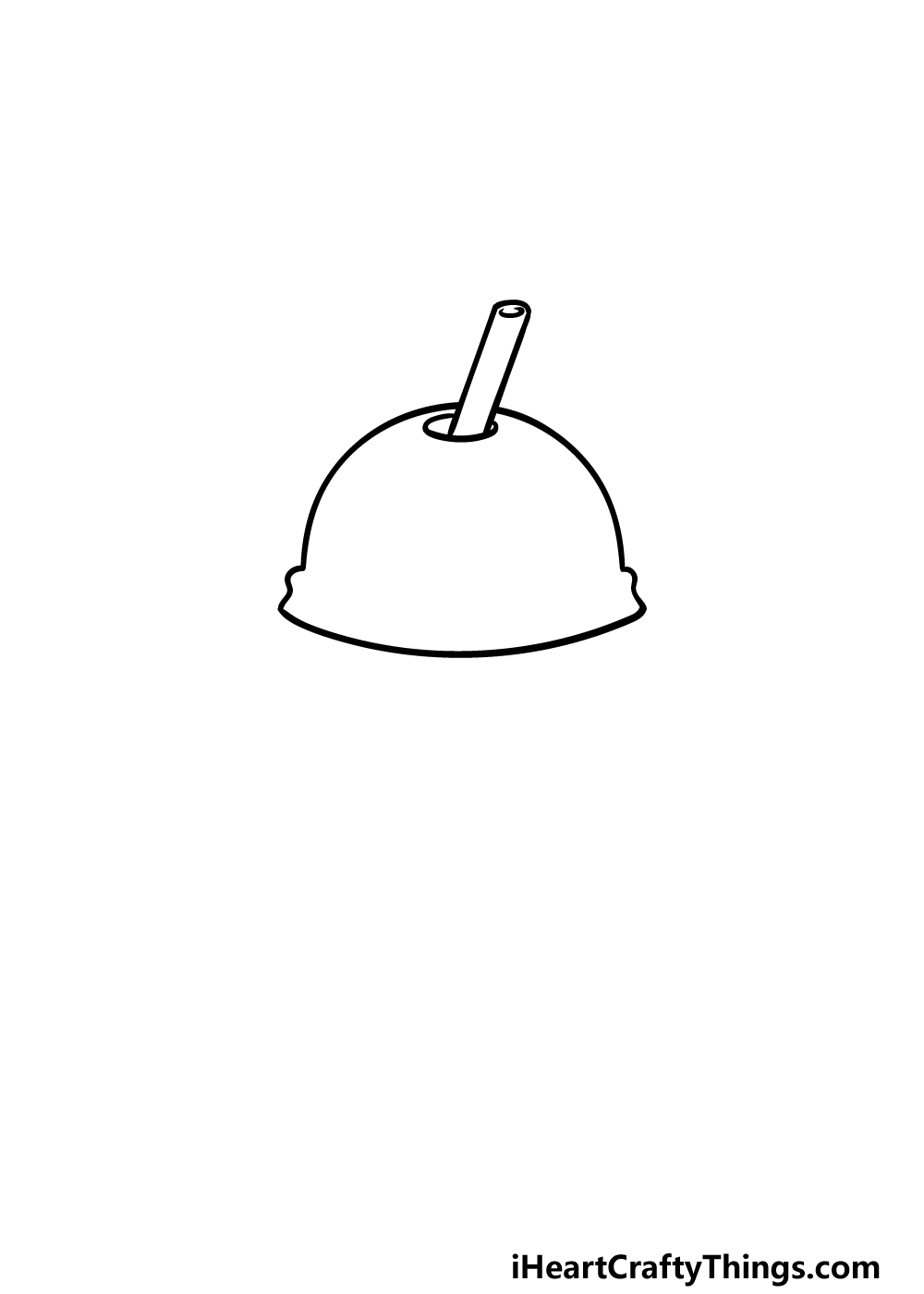 drawing Starbucks step 1