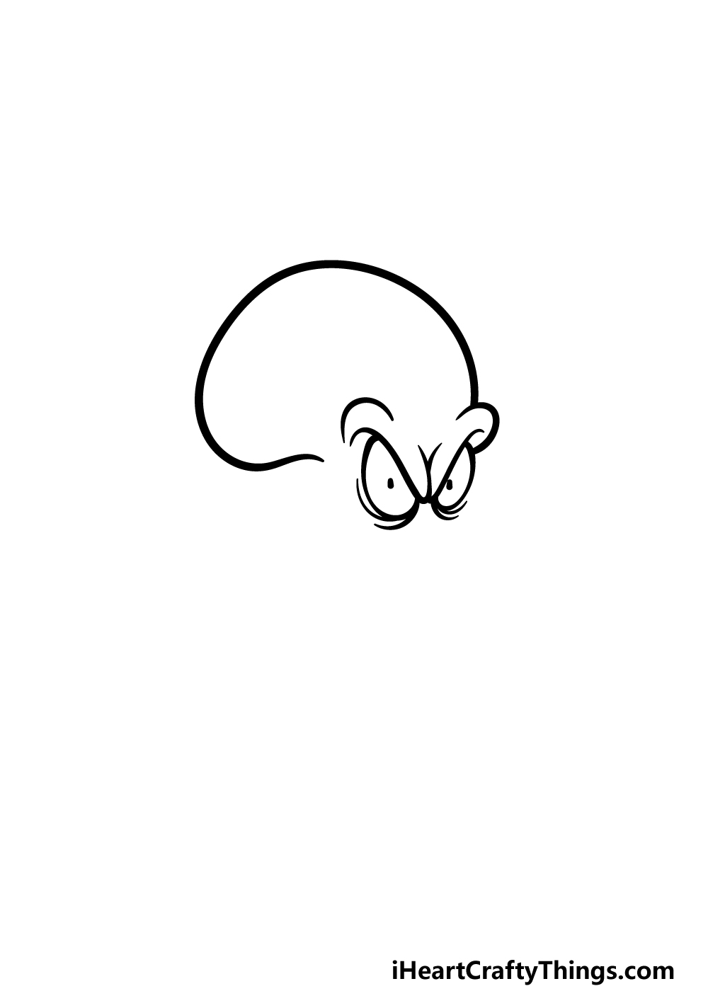 drawing Kraken step 1
