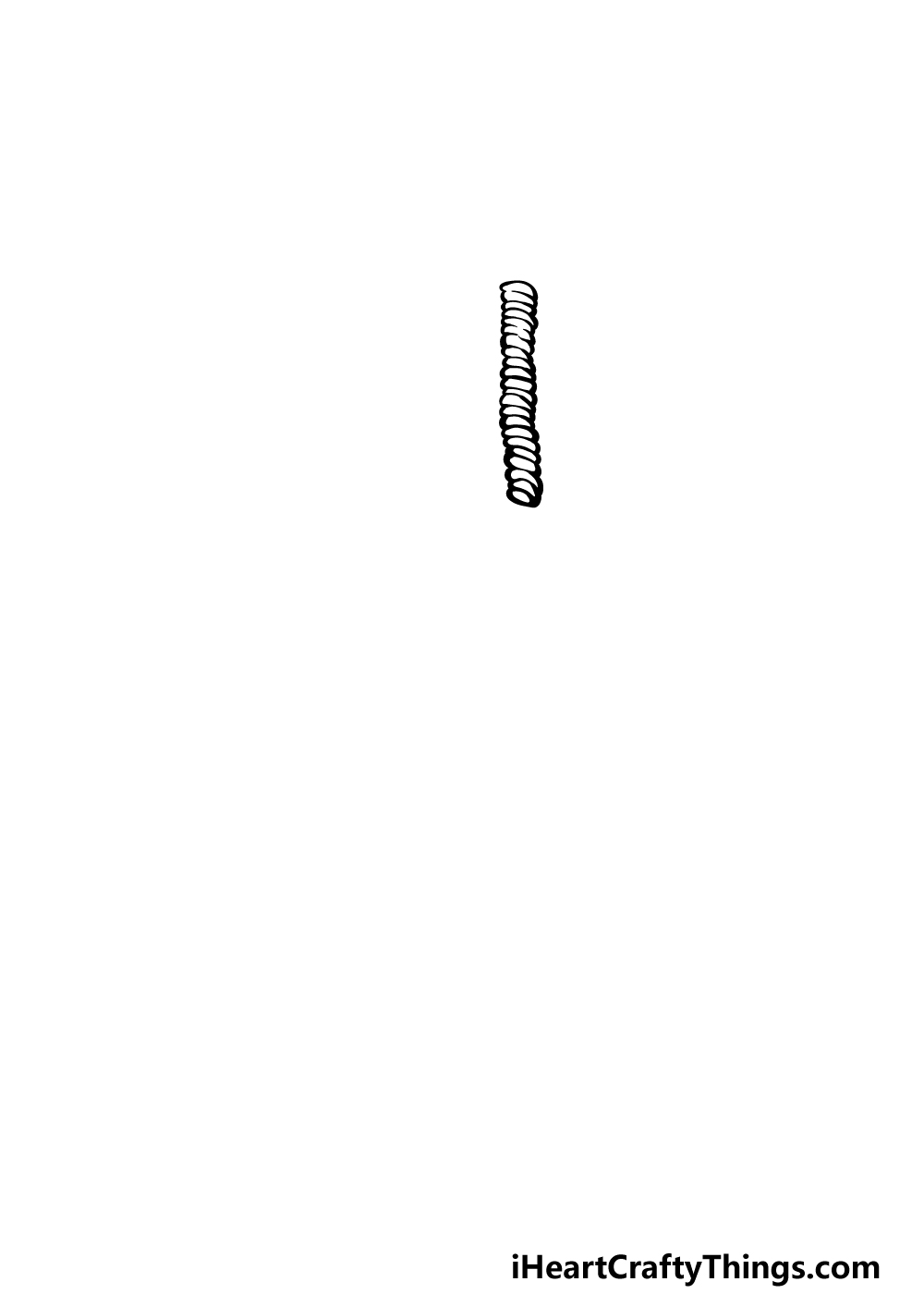 how to draw a noose step 1