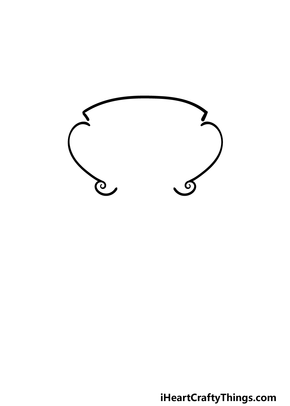 how to draw a trophy step 1