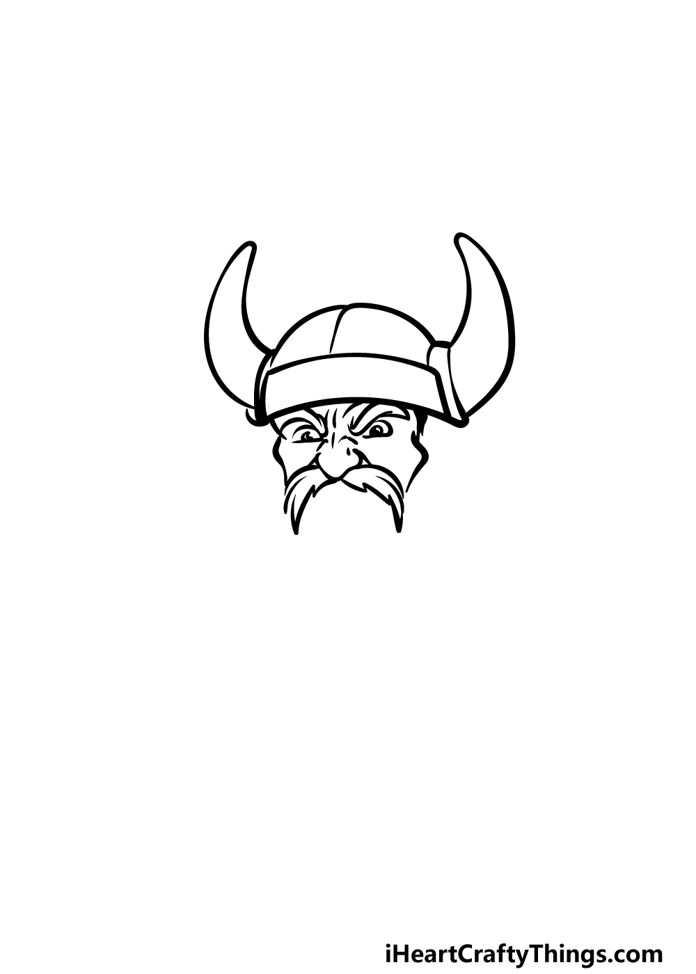 how to draw an angry face step 1