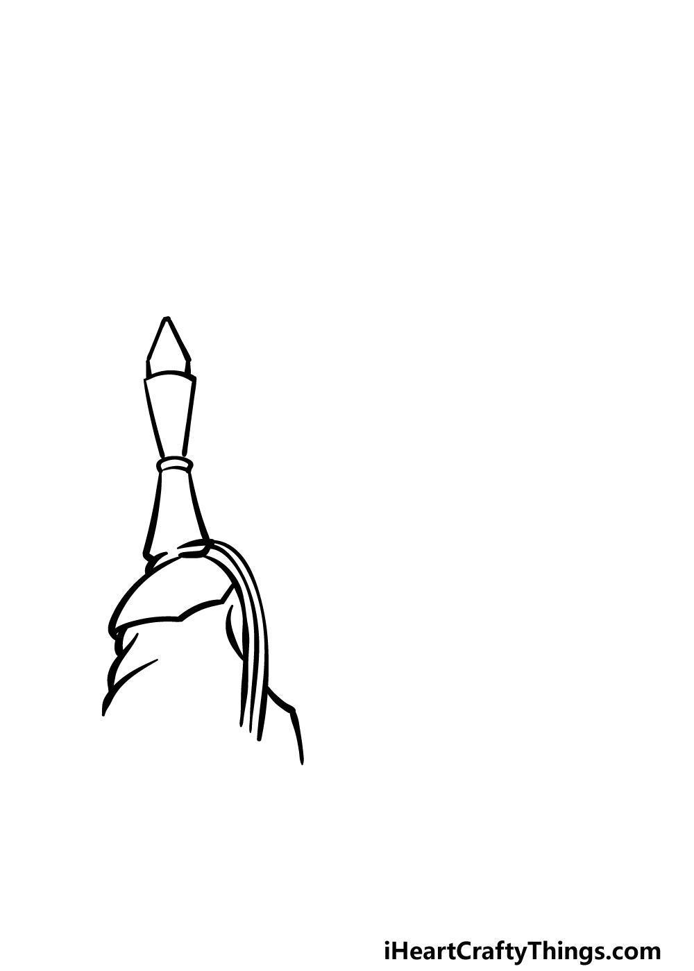 how to draw Boba Fett step 1