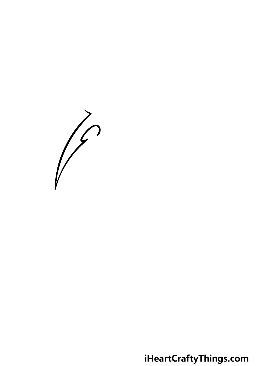 how to draw a scythe step 1