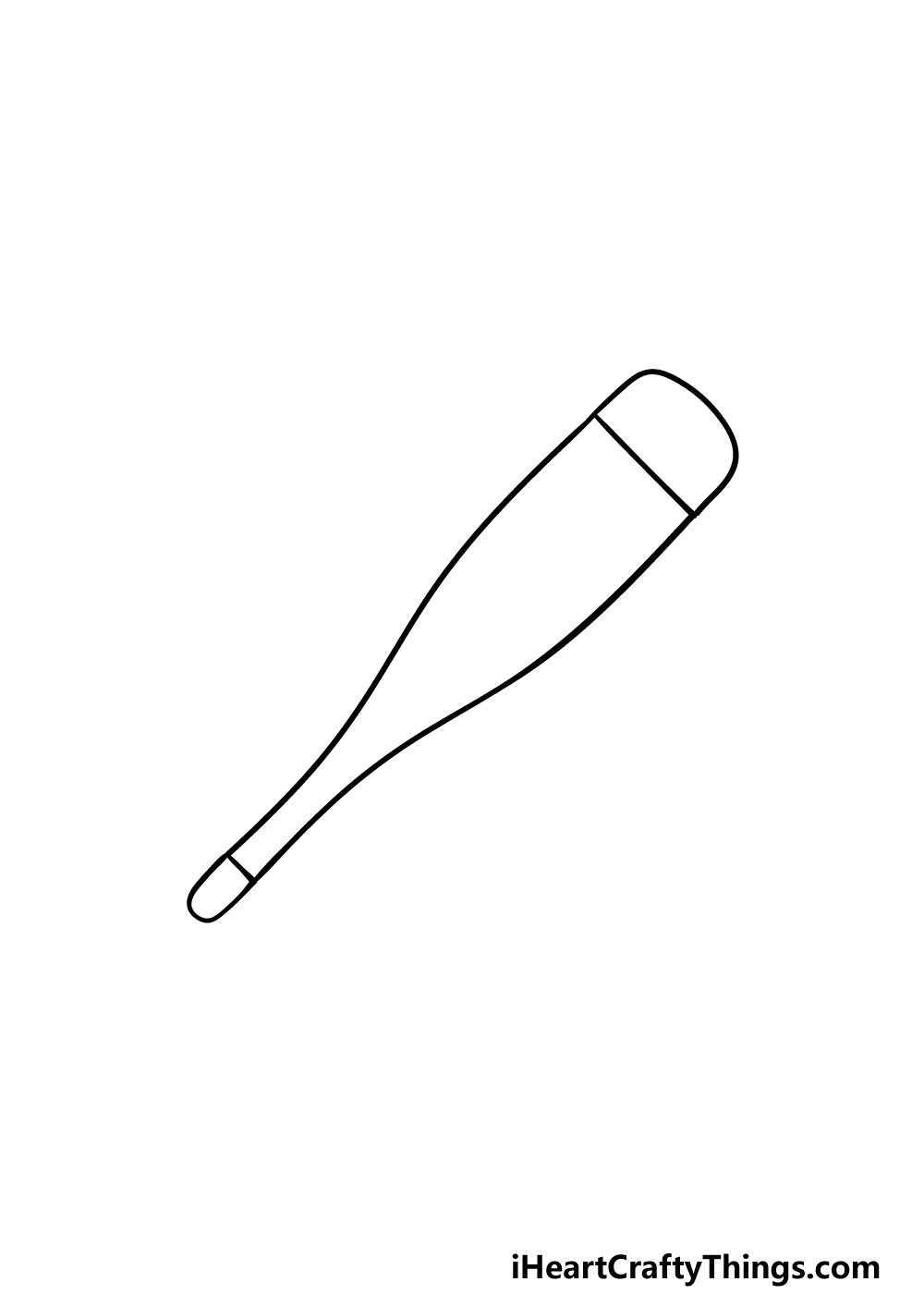 how to draw a thermometer step 1