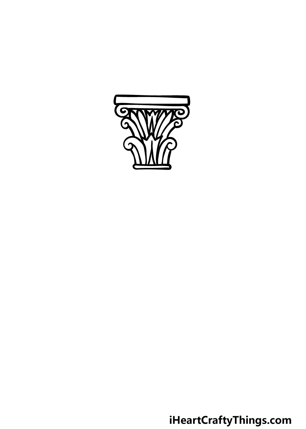 drawing a vase step 1