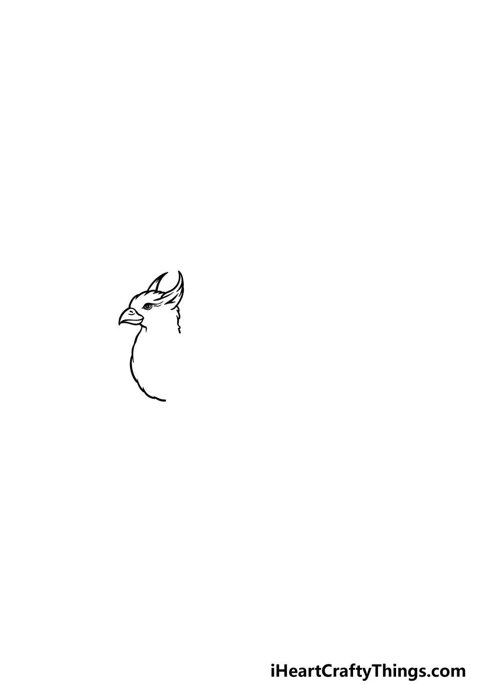 how to draw a Griffin step 1