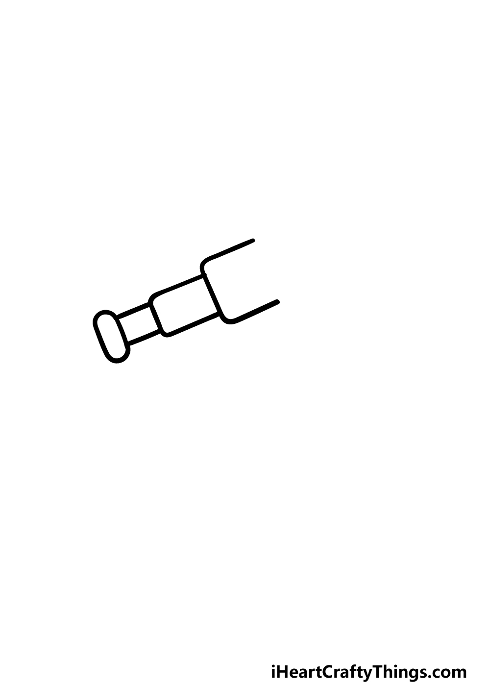 how to draw a Telescope step 2