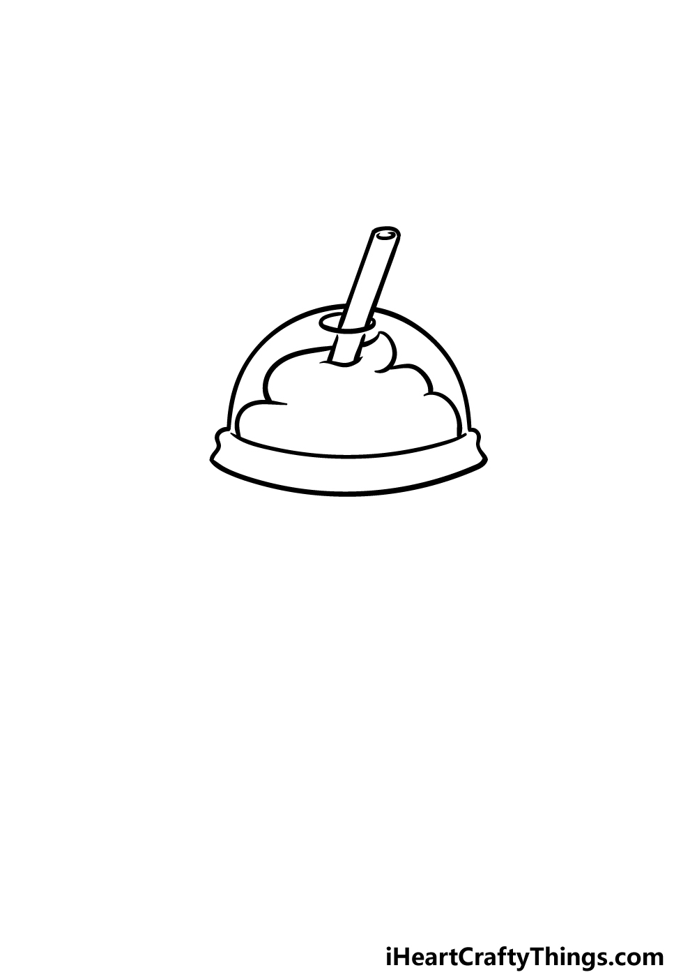 drawing Starbucks step 2