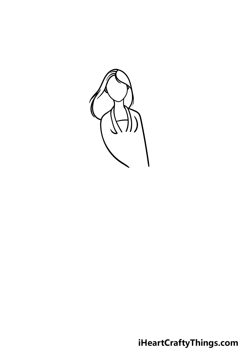drawing Mulan step 2
