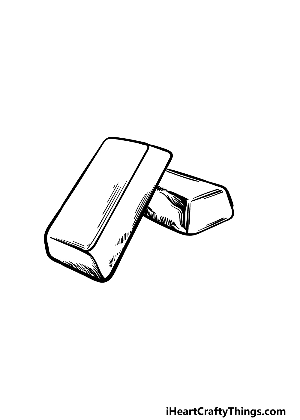 how to draw gold step 3