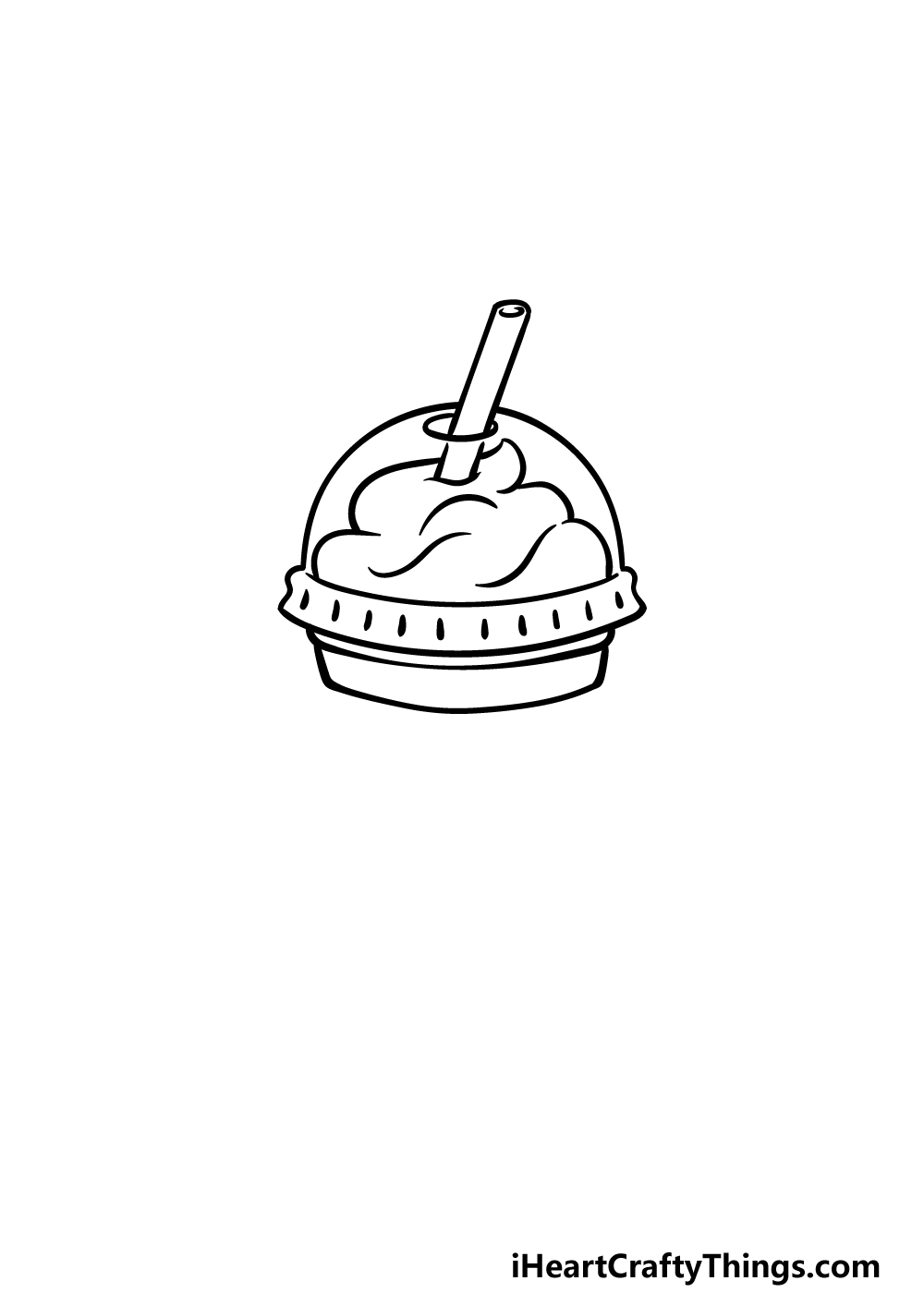 drawing Starbucks step 3