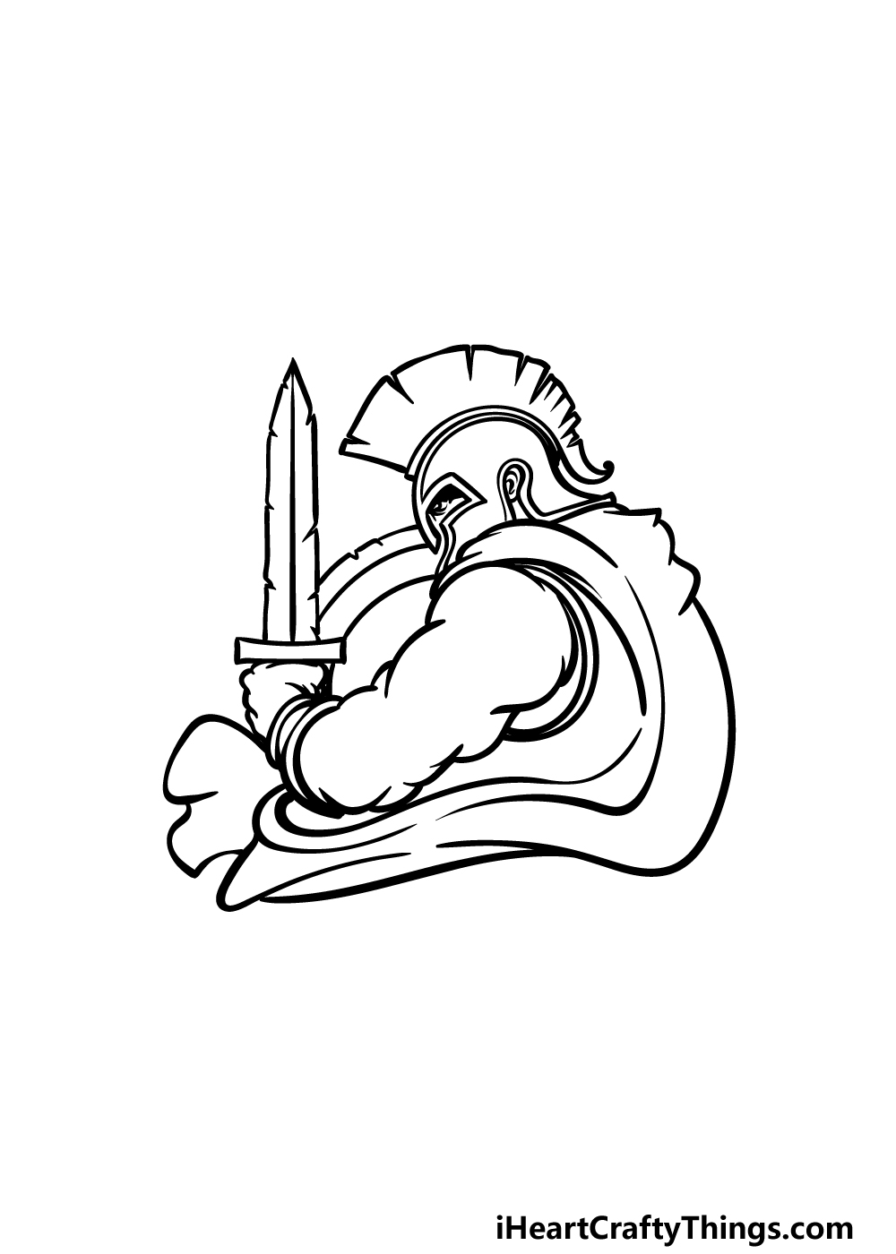 how to draw Mars step 3