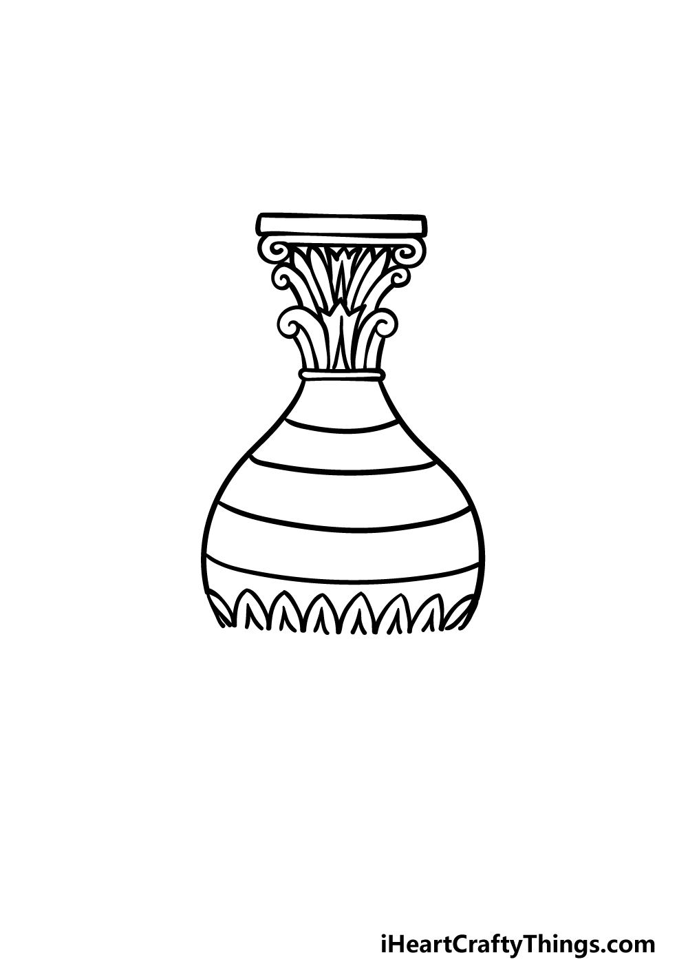 drawing a vase step 3