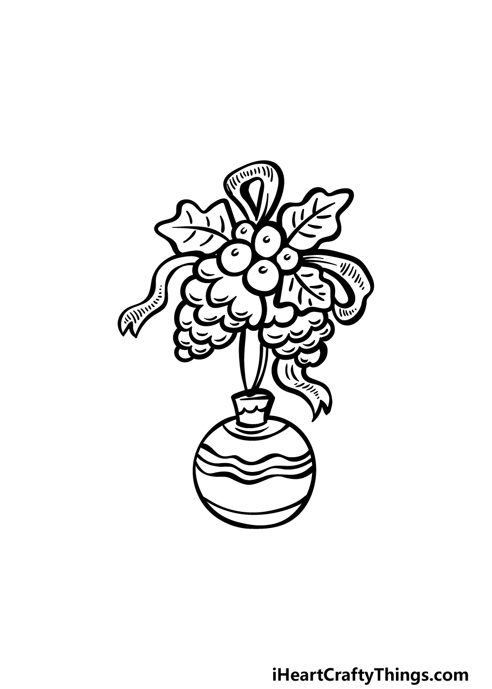 an ornament drawing step 4