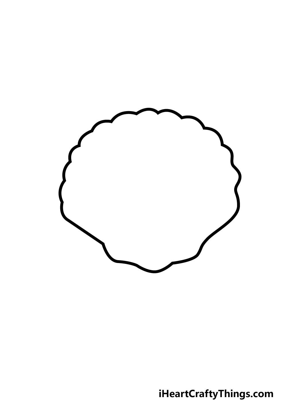 drawing a shell step 4