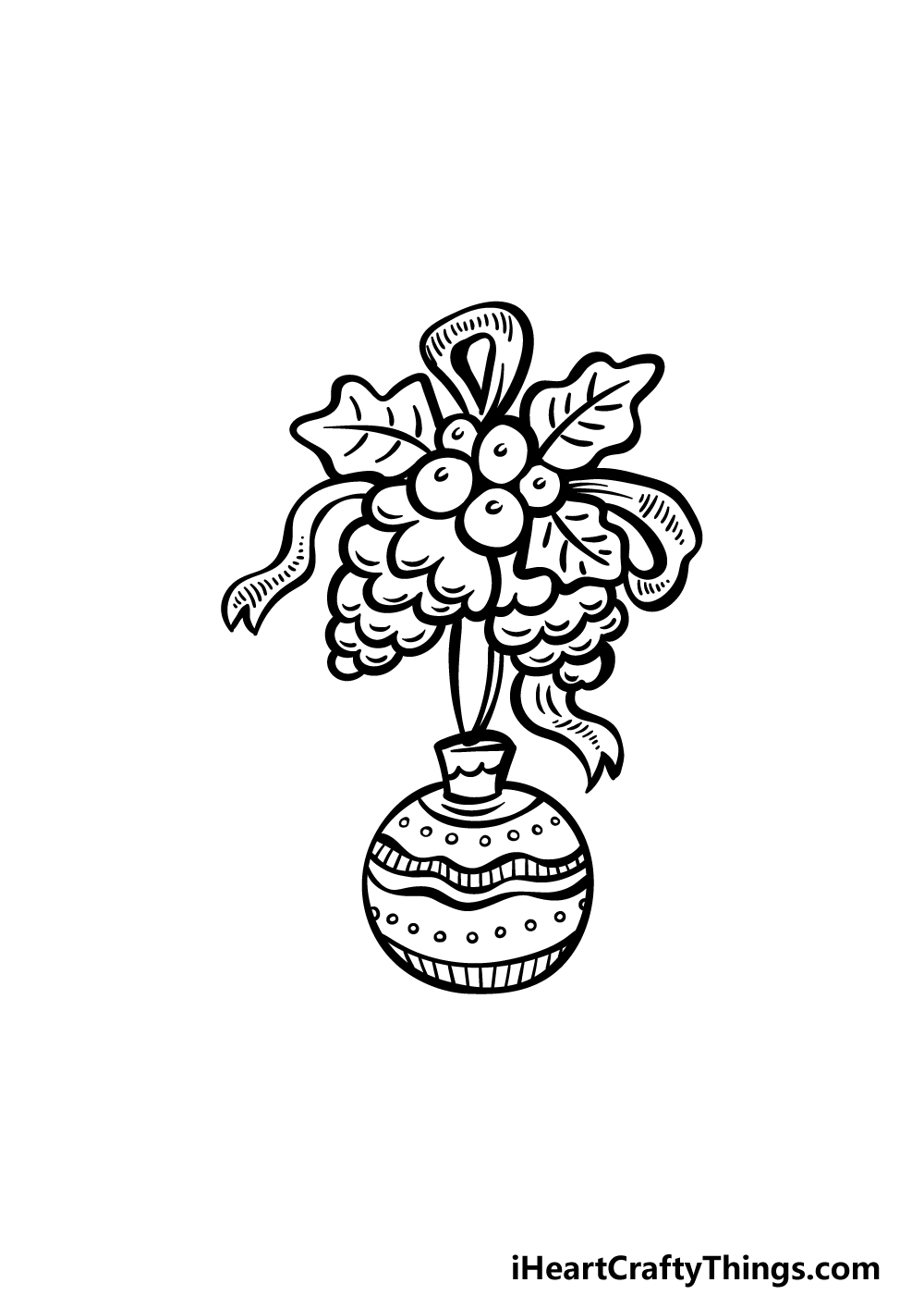 an ornament drawing step 5