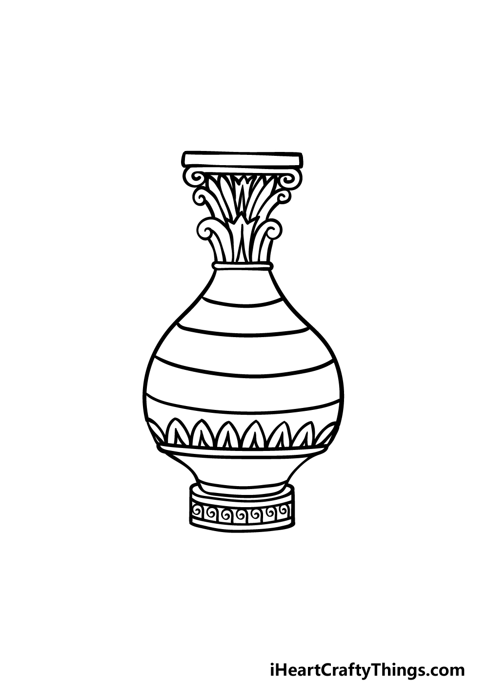 drawing a vase step 5