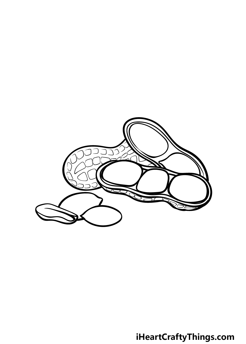 how to draw peanuts step 5