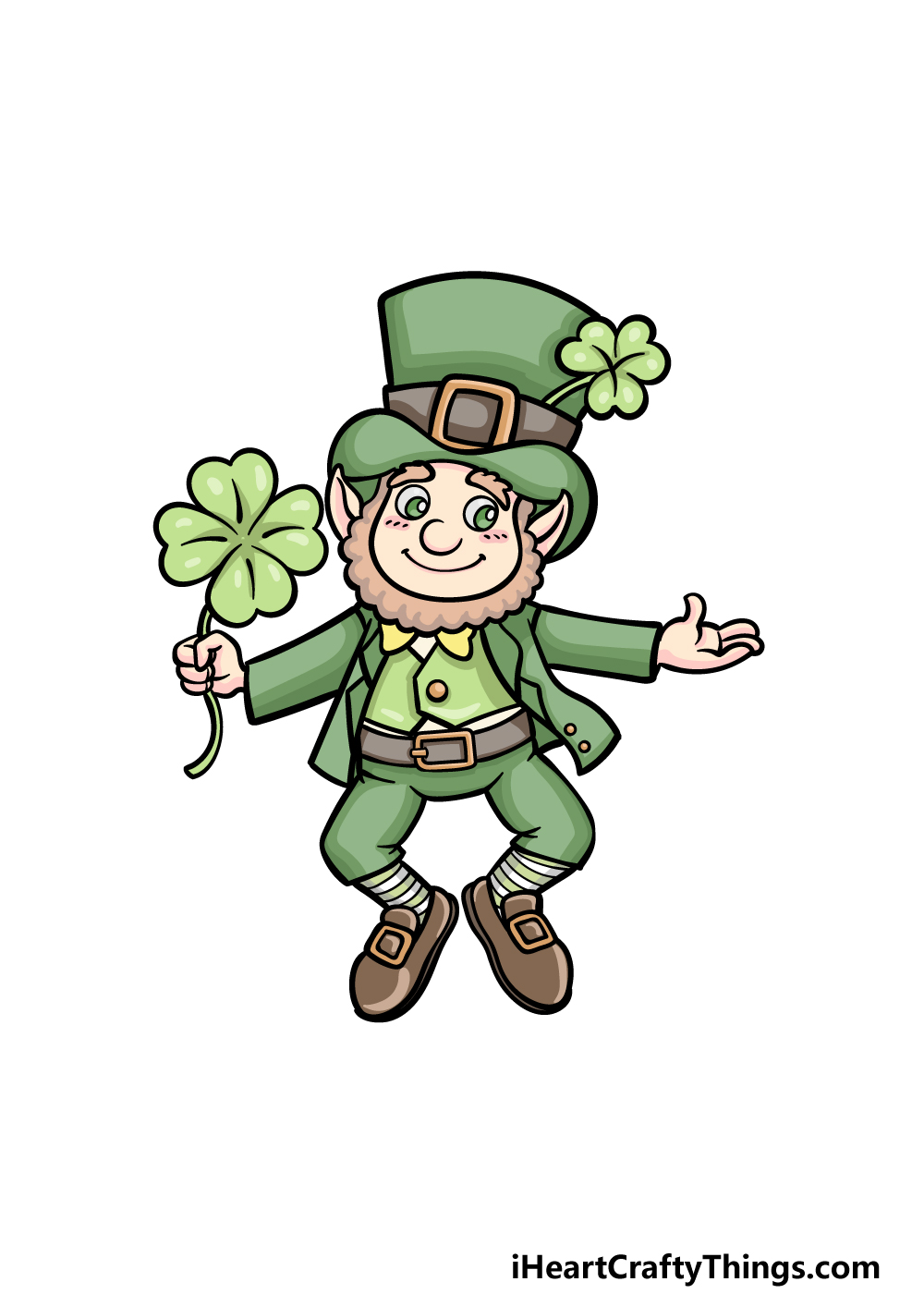 how to draw St. Patrick’s Day step 6