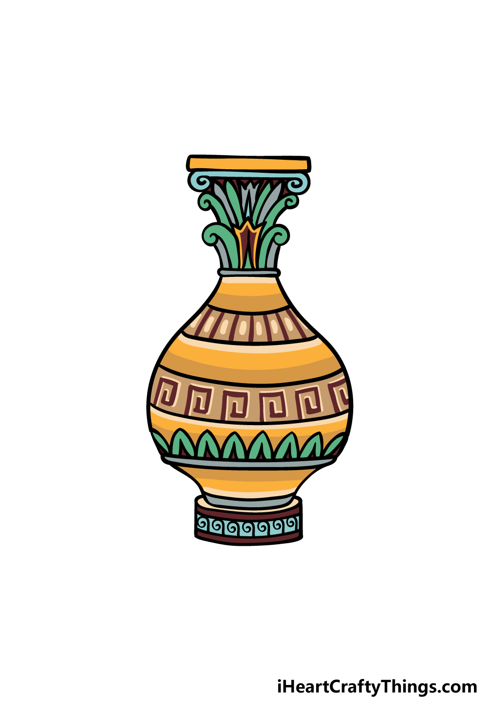 drawing a vase step 6