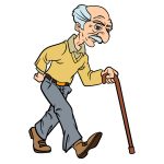 how to draw an old man image