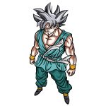 how to draw a Son Goku Ultra Instinct image