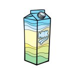 how to draw a milk carton image