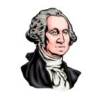 how to draw George Washington image