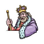 how to draw a King image