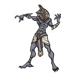 how to draw Anubis image