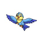 how to draw a cartoon bird image