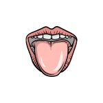 how to draw a tongue image