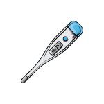how to draw a thermometer image