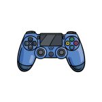 how to draw PS4 Controller image