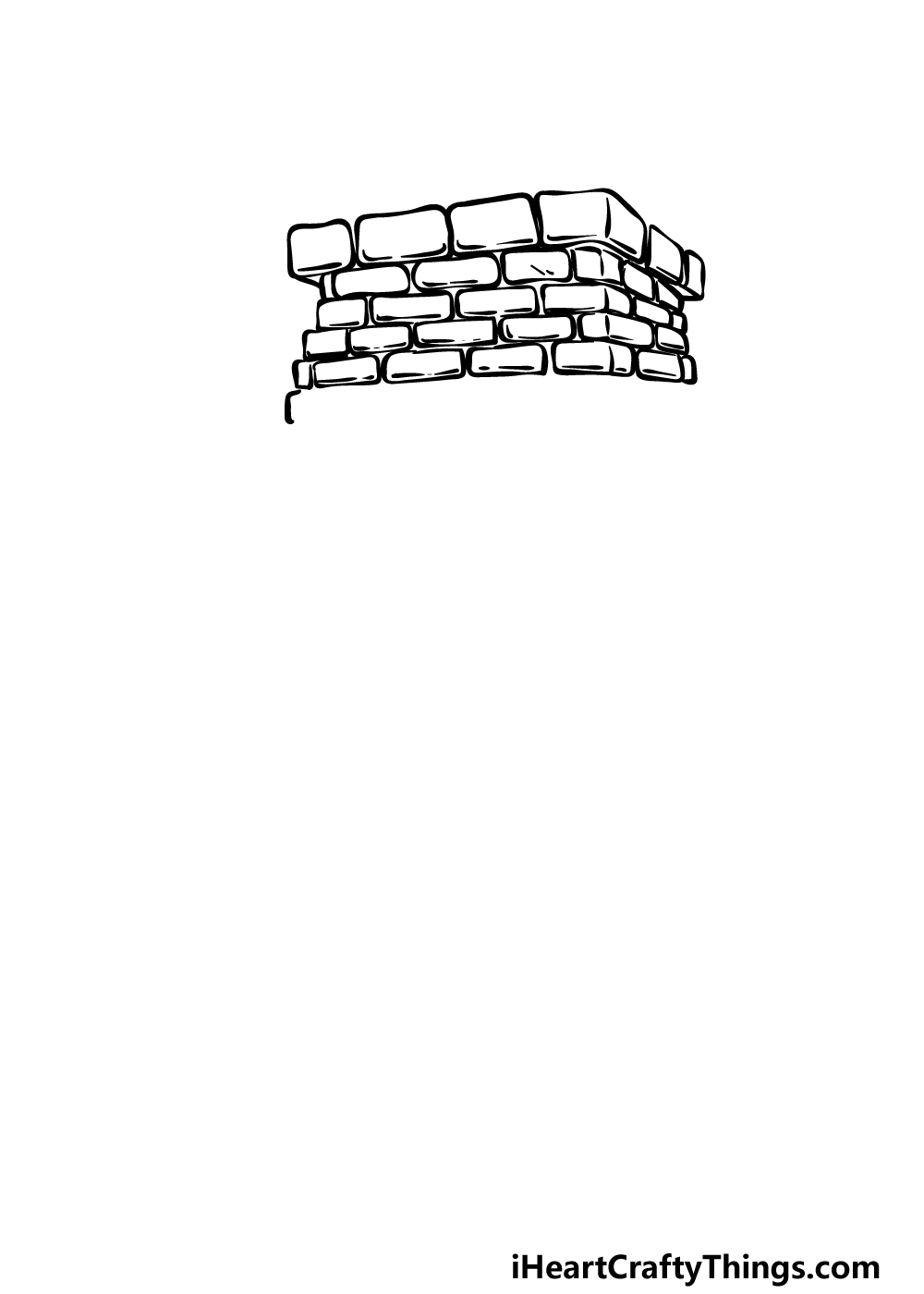 how to draw a Fireplace step 1