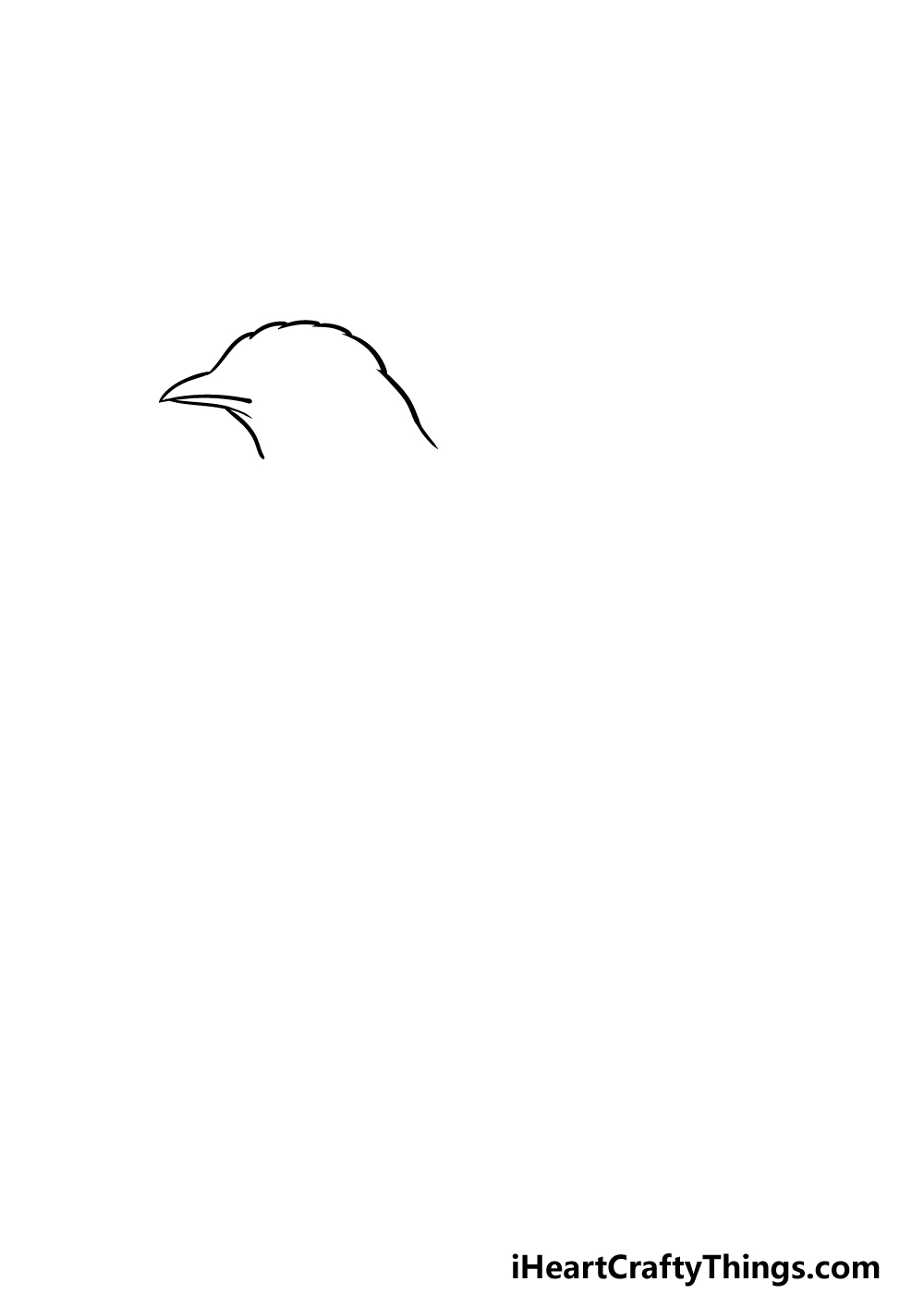 how to draw a Bluebird step 1
