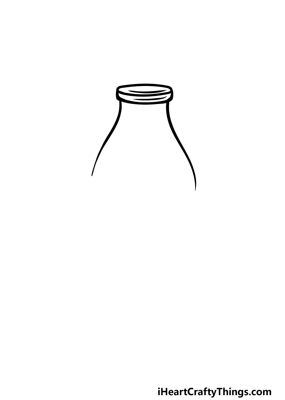how to draw milk step 1