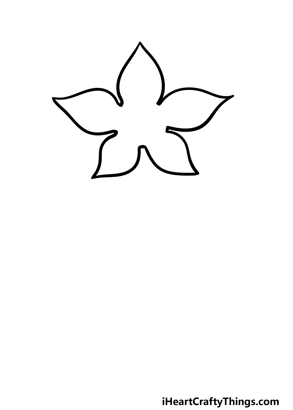 how to draw a Demogorgon step 1