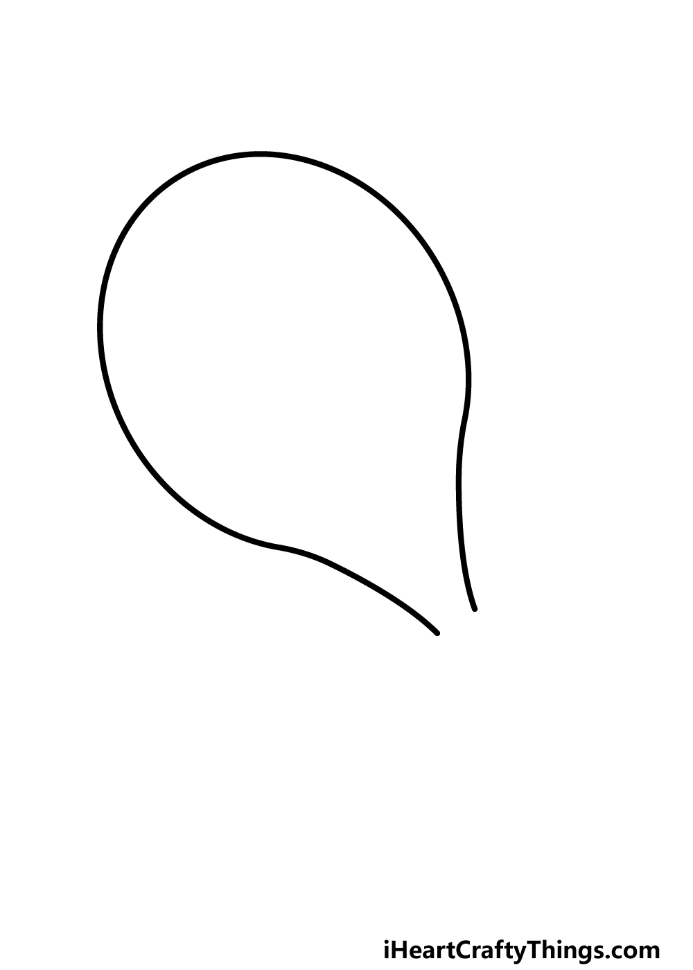 how to draw a Tennis Racket step 1