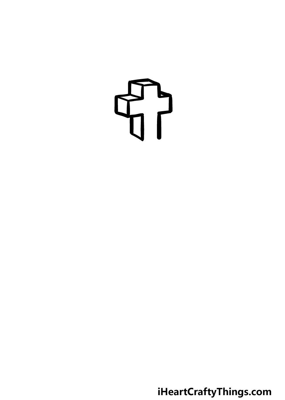 how to draw a grave step 1