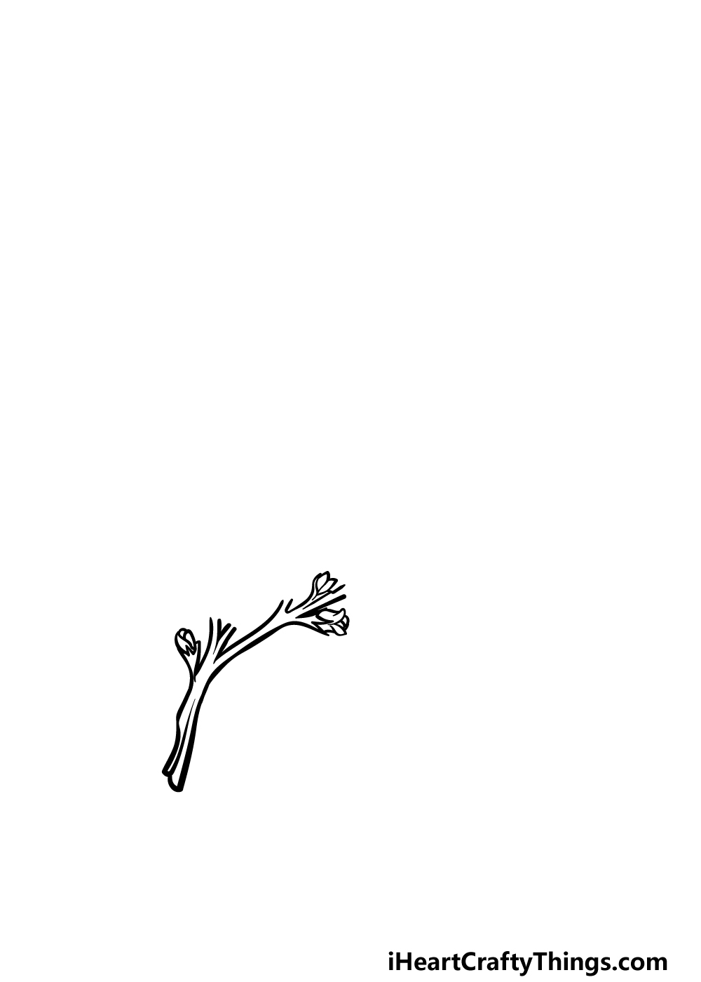 how to draw a Forget Me Not step 1