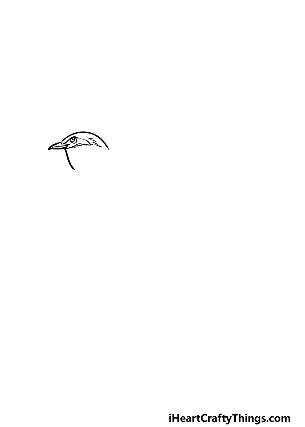 how to draw a Mockingbird step 1