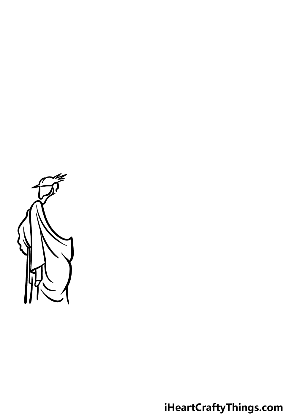 how to draw The New York Skyline step 1