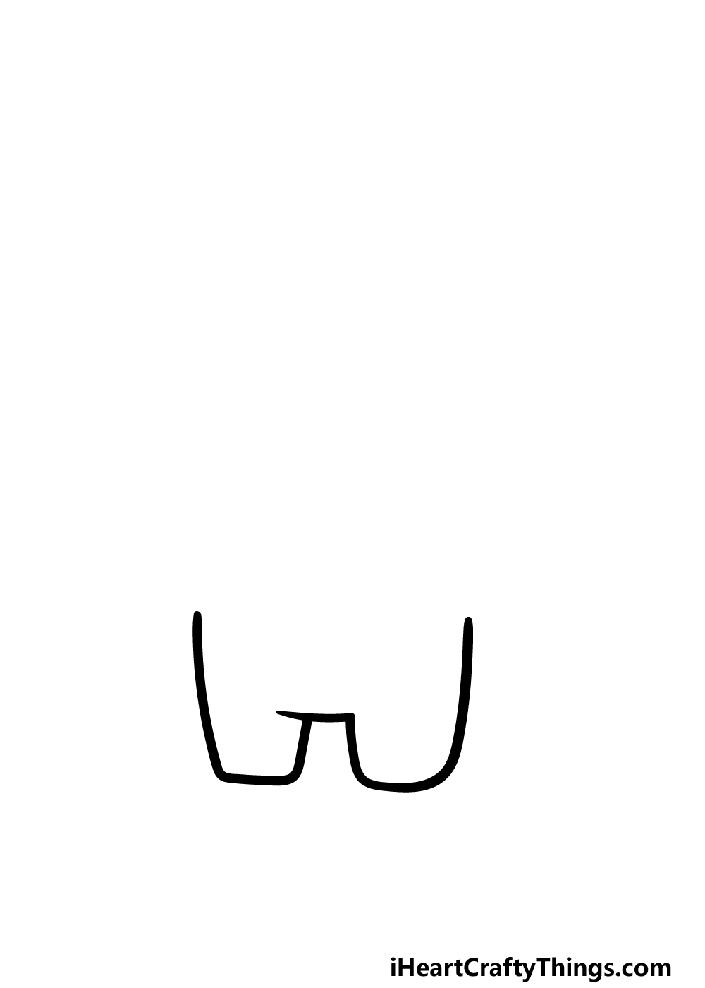 how to draw Among Us step 1