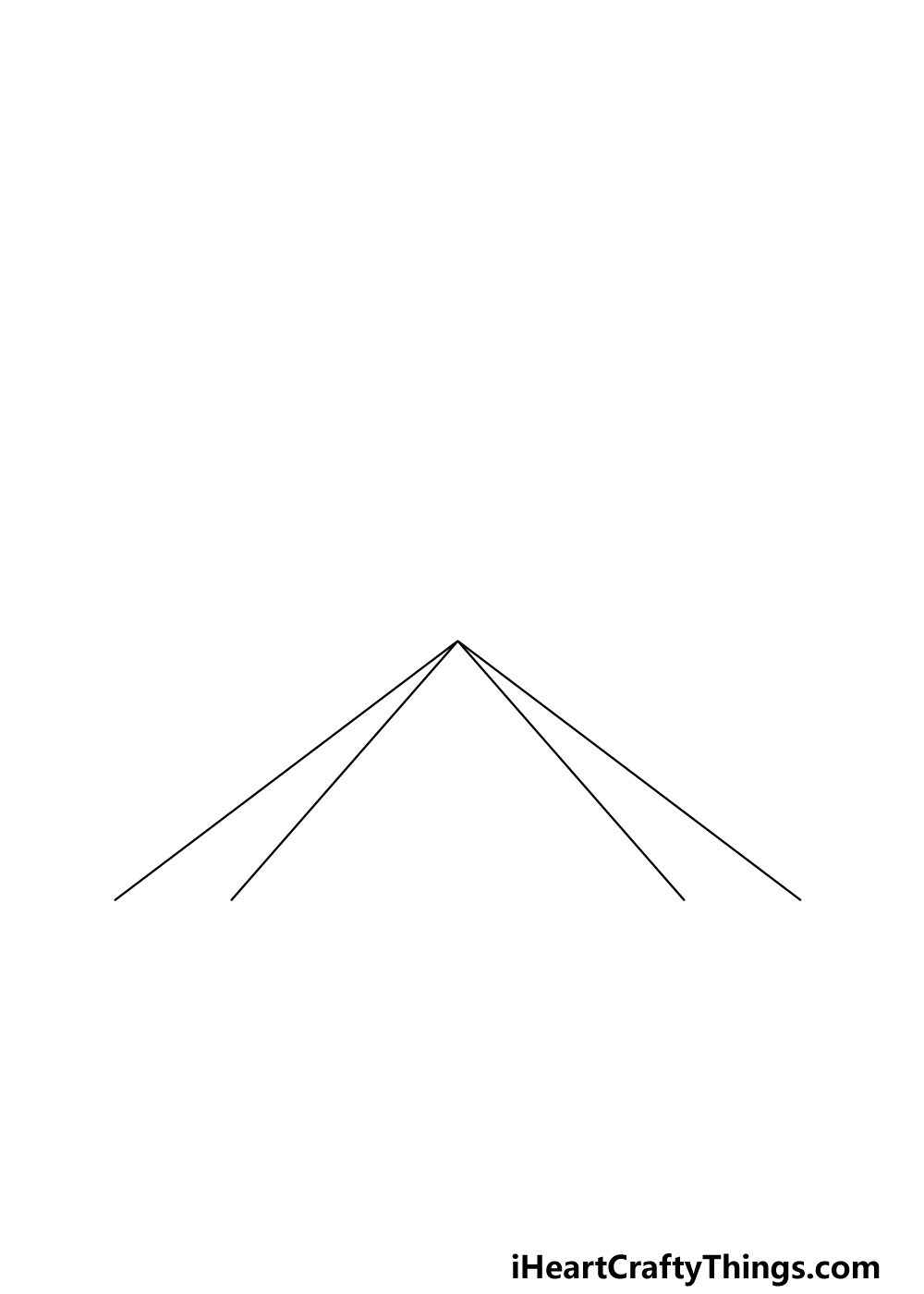 how to draw a One-Point Perspective step 1