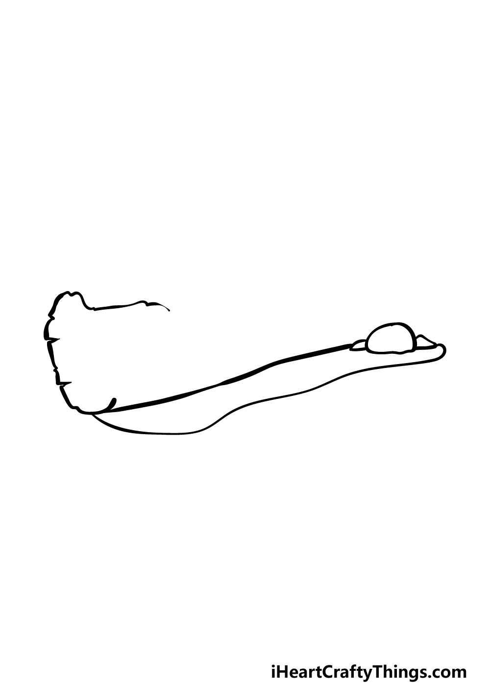 how to draw a log step 2