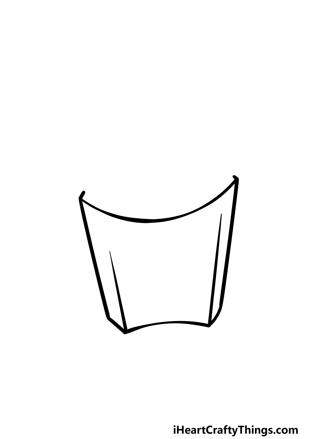 how to draw French Fries step 2