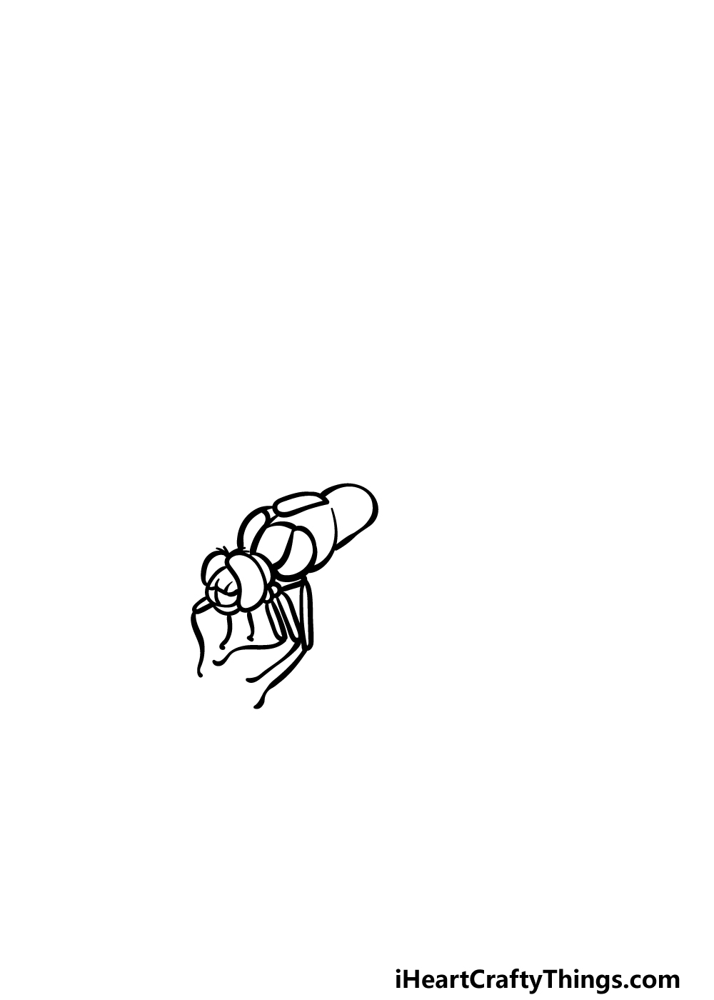 how to draw a Dragonfly step 2