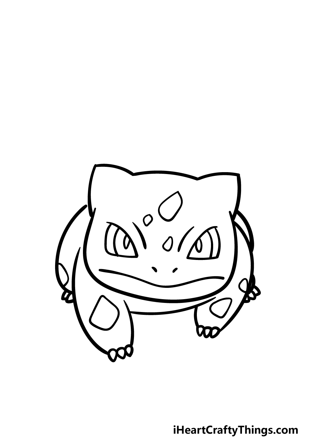 how to draw Bulbasaur step 3